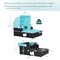Patio Daybed PE Rattan Canopy Sofa Cushioned Outdoor Furniture
